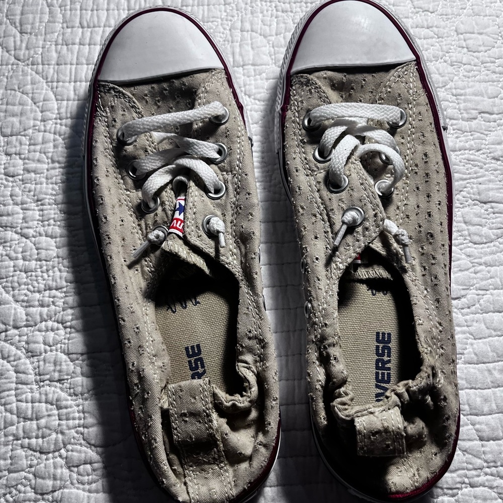 Women’s chuck Taylor all star shoreline linen eyelet sneakers